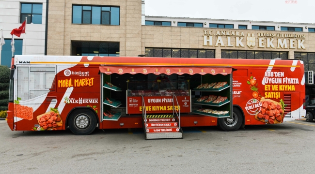 Halka ucuz et satacak mobil market hizmeti