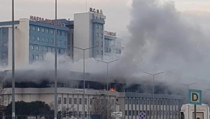 Hastanede korkutan yangın