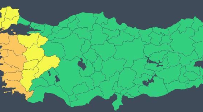 Meteoroloji'den Manisa'nın da yer aldığı 15 kente uyarı