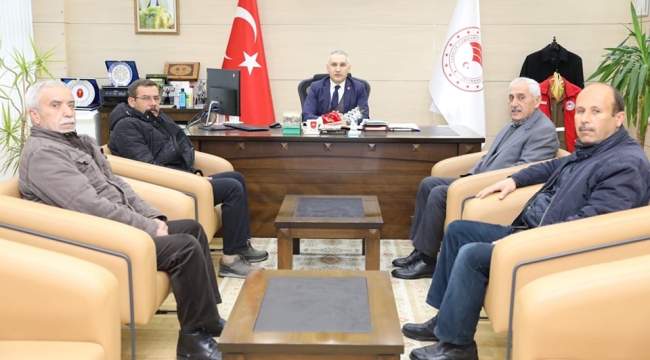 Müdür Öztürk aracılar birliği yöneticileriyle buluştu