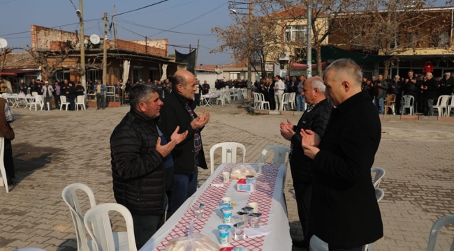 Müdür Öztürk yağmur duasına katıldı