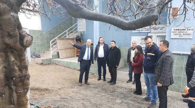 Saruhanlı'da camilere şadırvan yapılıyor