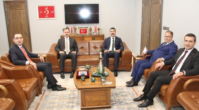 Savcılar müdür Uslusoy'u ziyaret etti