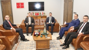 Savcılar müdür Uslusoy'u ziyaret etti