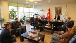 Sendikacılar Başkan Dutlulu ile buluştu