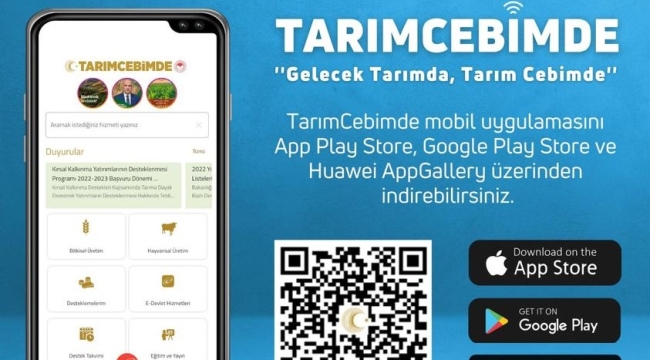Tarımda mobil uygulama başladı