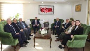 TSO yönetimi başkan Çelik'i ziyaret etti