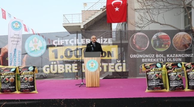 Üreticiye gübre desteği