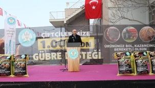 Üreticiye gübre desteği