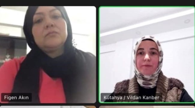 Video konferans toplantısına Figen Akın Kara katıldı