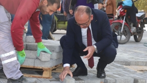 Yola son taşı başkan koydu