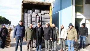 1600 battaniye Akhisar'dan yola çıktı