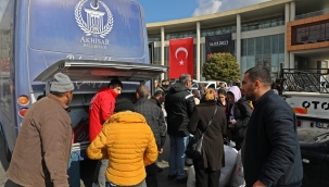 7 ilden gelen depremzedeler Akhisar'da 