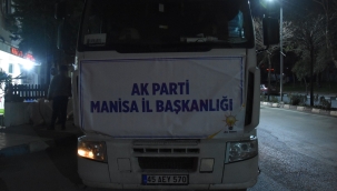 AKP Manisa il teşkilatından yardım