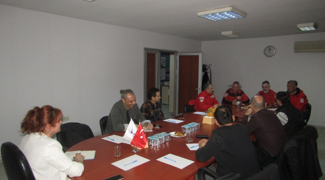 AKUT üyeleri İMO Manisa şubesini ziyaret etti