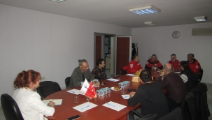 AKUT üyeleri İMO Manisa şubesini ziyaret etti