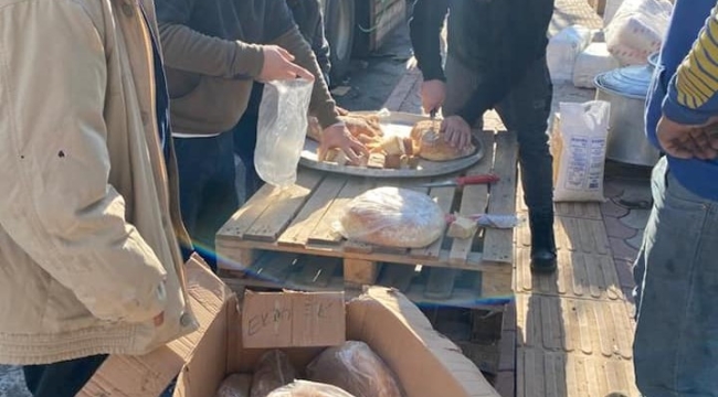Alaşehir belediyesi yardım ekbi Arsuz'da