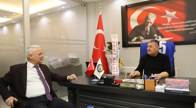 Başkan Bilgin,başkan Kan'ı ziyaret etti