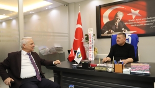 Başkan Bilgin,başkan Kan'ı ziyaret etti