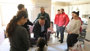 Başkan Dutlulu depremzeleri yalnız bırakmadı