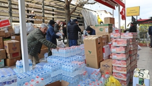 CHP 6 ilçe başkanlığınca toplanan yardımlar yola çıktı
