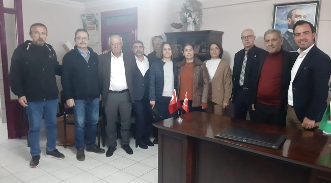CHP il yöneticileri başkan Ülgen'i ziyaret etti
