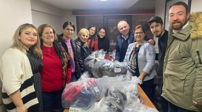 CHP'li kadınlar yoksulların yardımına koştu