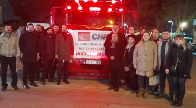 CHP Manisa'dan, Malatya ve Hatay'a yardım eli