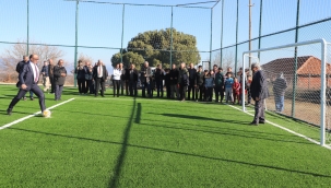 Dağyeniköy spor tesisi hizmete açıldı