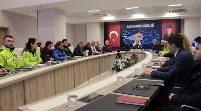 Emniyette deprem toplantısı