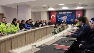 Emniyette deprem toplantısı