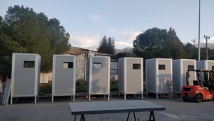 Esnaflar 100 seyyar tuvalet ve duş kabini üretmeye başladı