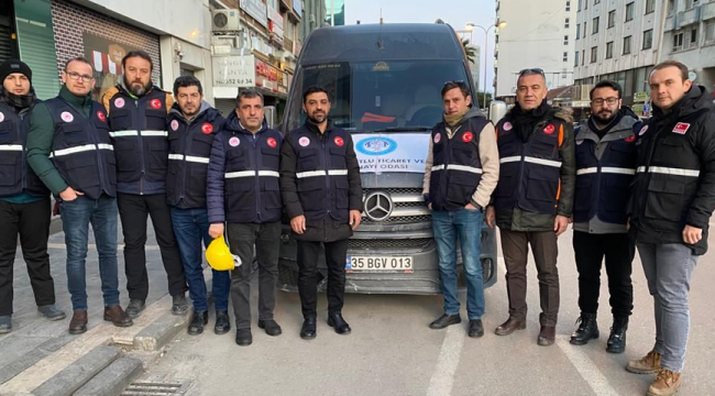 Hasar tespitine TSO üyeleri de katılıyor