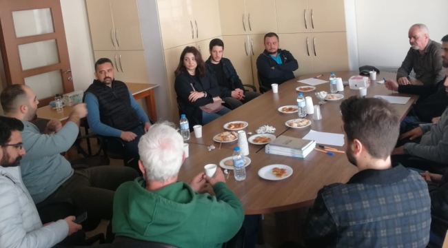 İMO Akhisar temsilciliği üyelerinin deprem toplantısı