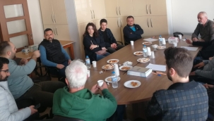 İMO Akhisar temsilciliği üyelerinin deprem toplantısı