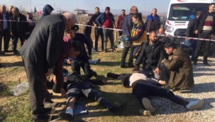 Manisa'da işçi servisi TIR'la çarpıştı 17 işçi yaralandı