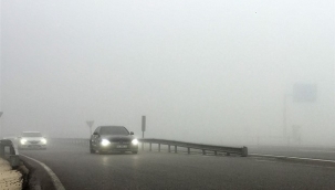 Manisa'da sis yer yer etkili oluyor