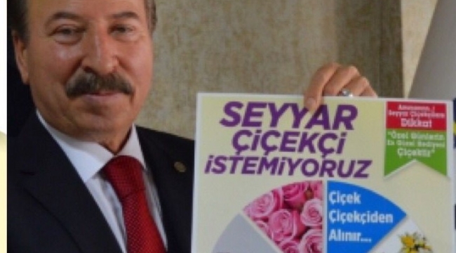 MESO başkanı Akyüz, korsan çiçekçilere savaş açtı
