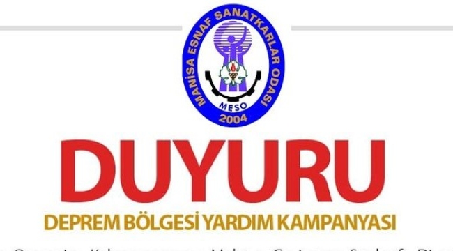MESO yardım duyurusu yayınladı