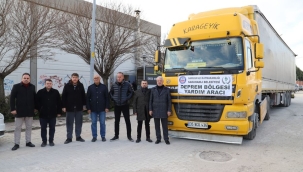 Saruhanlıdan 5.yardım tırı yola çıktı