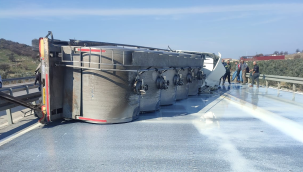 Tonlarca süt yola döküldü