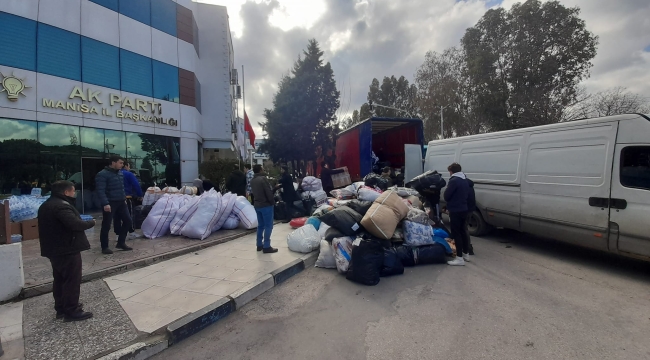 Toplanan yardımlar deprem bölgesine gönderildi