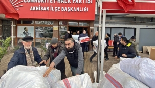 Toplanan yardımlar yola çıktı