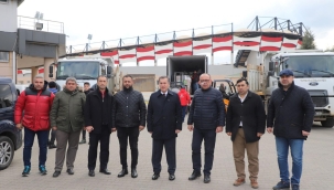 Turgutlu'dan 20 tır yardım