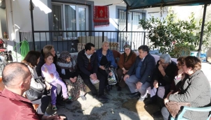 Turgutluya yerleşen afetzedelerin yardımına CHP'liler koştu