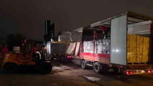 Türk Kızılay'ı Manisa şubesinden deprem bölgesine aralıksız sevkiyat