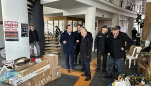 Vali belediye yardım merkezini ziyaret etti