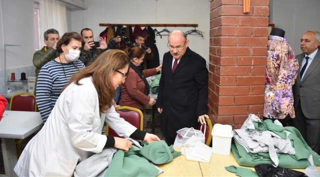 Vali Karadeniz,ilçelerede üretim ve ürünlerin toplandığı depoları ziyaret etti