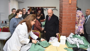 Vali Karadeniz,ilçelerede üretim ve ürünlerin toplandığı depoları ziyaret etti