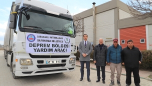 Yardım tırı yola çıktı